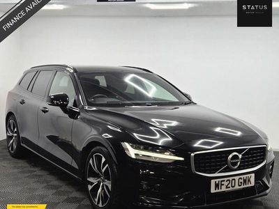 Black Used 2020 Volvo V60 R-Design Estate | £17,495 (Fair price)