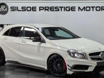 Used Mercedes A45 AMG 2014 White Hatchback