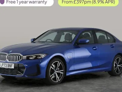Used BMW 330e M Sport 292 HP (214 kW) 2023 Blue Sedan