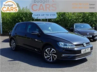 Used VW Golf VII Match 115 HP (84 kW) 2019 Black Hatchback