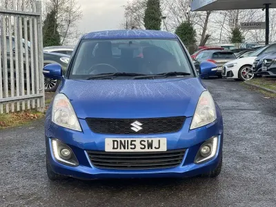 Begagnad Suzuki Swift SZ4 94 HK (69 kW) 2015 Blå Halvkombi