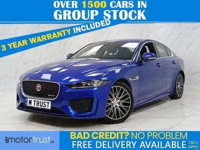 Used Jaguar XE R-Dynamic 300 HP (220 kW) 2020 Blue Sedan