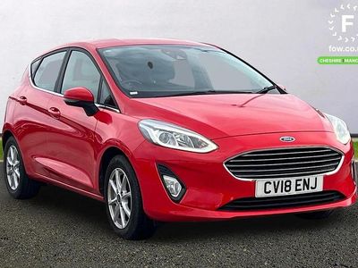 Red Used 2018 Ford Fiesta Zetec Hatchback | £11,199 (Fair price)