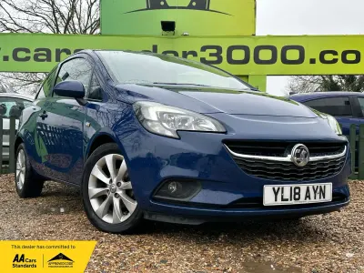 Used Vauxhall Corsa 90 HP (66 kW) 2018 Blue Hatchback