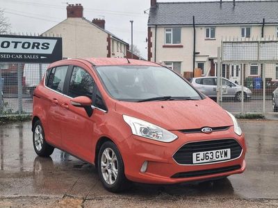 Used Ford B-MAX Zetec 95 HP (69 kW) 2014 Red MPV