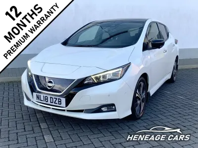 Gebraucht Nissan Leaf Tekna 110 kW (150 PS) 2018 Weiß Kleinwagen