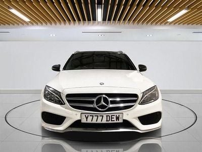 Used Mercedes C250 AMG line 204 HP (150 kW) 2015 White Estate
