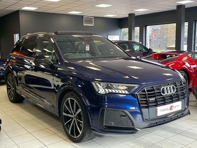 Used Audi Q7 Black Edition 286 HP (210 kW) 2020 Blue SUV