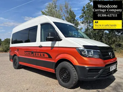 Used VW Crafter Startline 102 HP (75 kW) 2018 Red/white Van