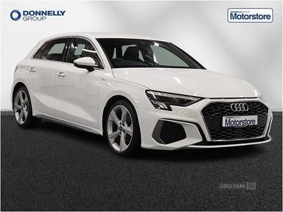 Used Audi A3 S-Line 150 HP (110 kW) 2022 White Hatchback