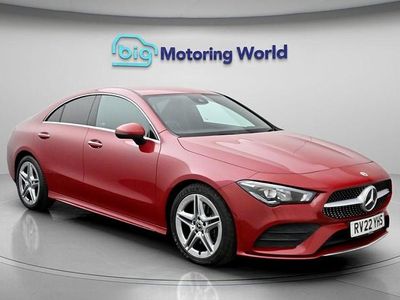 Used Mercedes CLA200 AMG line 163 HP (119 kW) 2022 Red Coupe