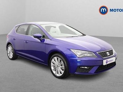 Used Seat Leon XCELLENCE 125 HP (91 kW) 2016 Blue Hatchback
