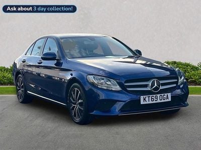Blue Used 2019 Mercedes C200 SE Sedan | £14,999 (Good price)