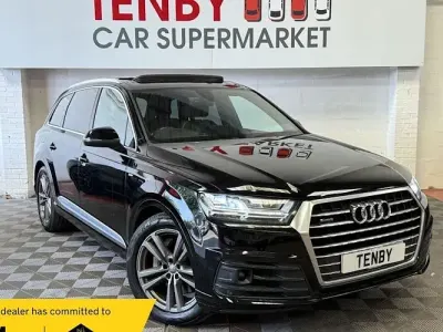 Used Audi Q7 S-Line 272 HP (200 kW) 2015 Black SUV