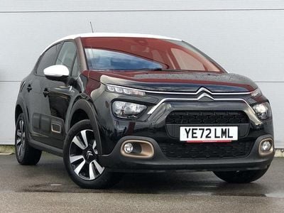 Black Used 2022 Citroën C3 PureTech Hatchback | £10,995 (Fair price)