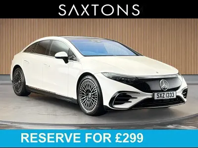 Used Mercedes EQS450+ AMG Line Premium Plus 244 kW (333 HP) 2023 White Sedan