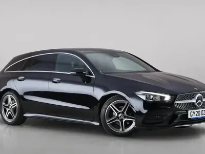 Used Mercedes CLA180 AMG line 136 HP (100 kW) 2020 Black Coupe