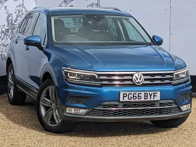 Used VW Tiguan SEL 150 HP (110 kW) 2017 Blue SUV