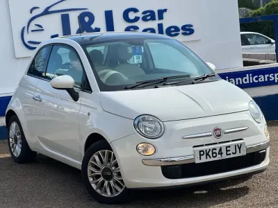 Gebraucht Fiat 500 Lounge 69 PS (50 kW) 2014 Weiß Kleinwagen