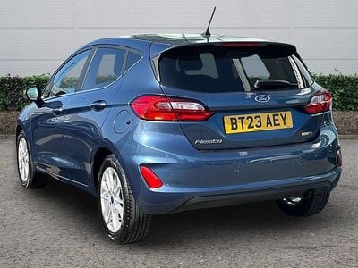 Usado Ford Fiesta Titanium 2023 Azul Citadino