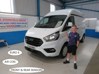 Used Ford Transit Custom Trend 130 HP (95 kW) 2023 White Van