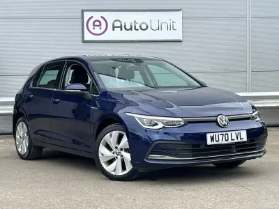 Used VW Golf VII Style 150 HP (110 kW) 2020 Blue Hatchback