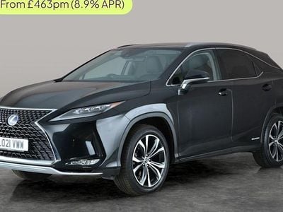 Black Used 2021 Lexus RX450h SUV | £27,664 (Super price)