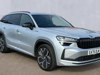 Used Skoda Kodiaq SportLine 150 HP (110 kW) 2025 Brilliant silver metallic SUV