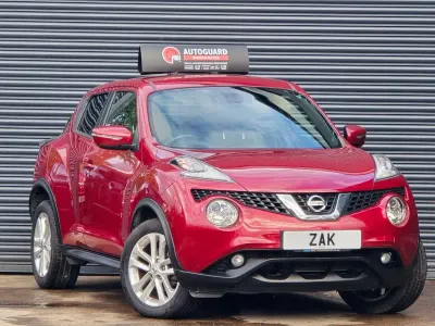 Used Nissan Juke N-Connecta 115 HP (84 kW) 2016 Red SUV