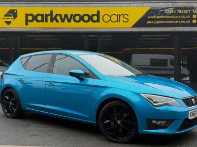 Used Seat Leon FR 180 HP (132 kW) 2016 Blue Hatchback