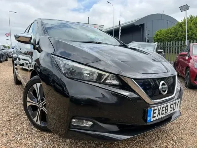 Used Nissan Leaf 110 kW (150 HP) 2018 Black Hatchback