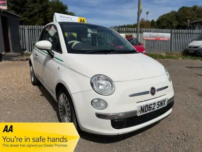 Used Fiat 500 Lounge 85 HP (62 kW) 2013 White Hatchback