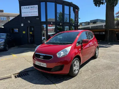 Used Kia Venga Air 90 HP (66 kW) 2013 Red Hatchback