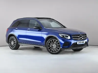 Usado Mercedes GLC220 AMG 170 HP (125 kW) 2019 Azul Carrinha