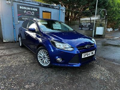 Blue Used 2014 Ford Focus Zetec Hatchback | £4,795 (Fair price)