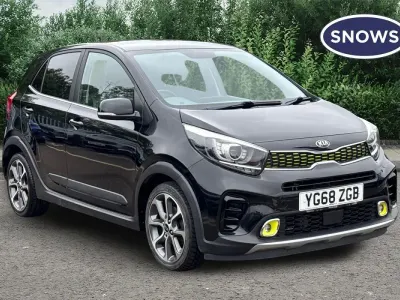 Used Kia Picanto X-Line 83 HP (61 kW) 2018 Black Hatchback