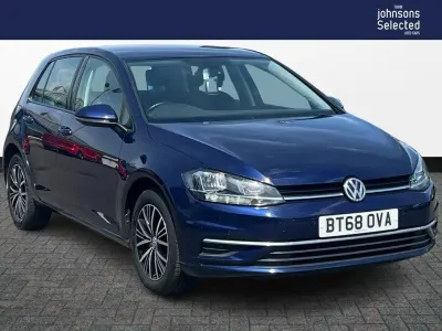 Used VW Golf VII SE 115 HP (84 kW) 2018 Blue Hatchback