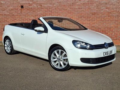 Used VW Golf Cabriolet SE 105 HP (77 kW) 2015 White Cabriolet