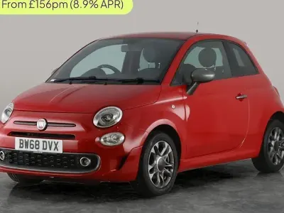 Used Fiat 500 S 69 HP (50 kW) 2018 Red Hatchback
