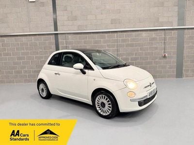 White Used 2010 Fiat 500 Lounge Hatchback | £3,395 (Fair price)