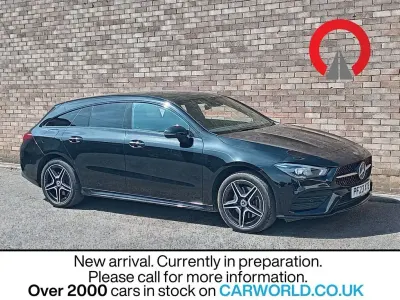 Used Mercedes CLA250e Shooting Brake AMG line 218 HP (160 kW) 2023 Black Estate