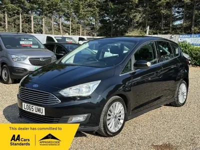 Used Ford C-MAX Titanium 120 HP (88 kW) 2015 Black MPV