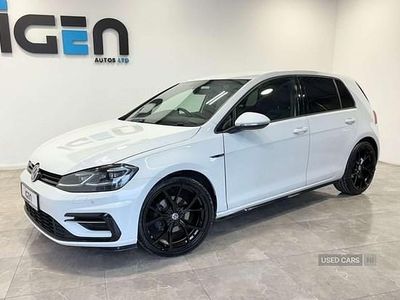 White Used 2019 VW Golf VII R-line Edition Hatchback | £18,450 (Fair price)