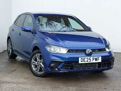 Used VW Polo R-line 115 HP (84 kW) 2025 Blue Hatchback