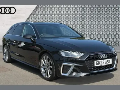 Used Audi A4 S-Line 204 HP (150 kW) 2022 Black Estate