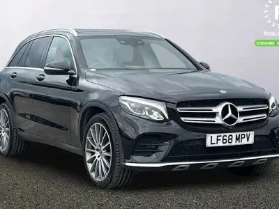 Used Mercedes GLC250 AMG Line Premium 204 HP (150 kW) 2018 Black SUV