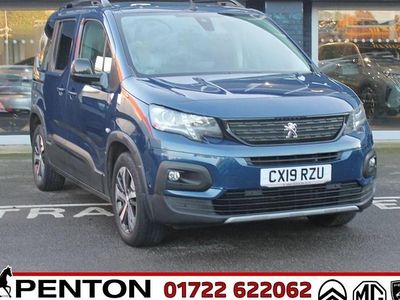 Used Peugeot Rifter GT-line 130 HP (95 kW) 2019 Blue MPV