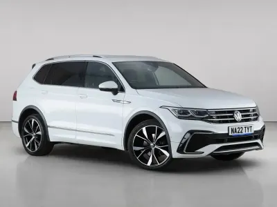 Used VW Tiguan Allspace R-line 150 HP (110 kW) 2022 White SUV