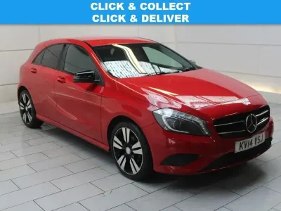 Begagnad Mercedes A180 109 HK (80 kW) 2014 Röd Halvkombi