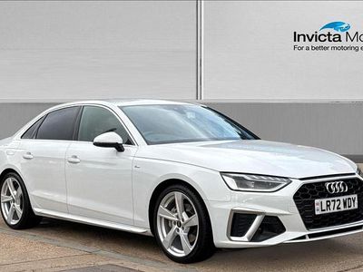 Used Audi A4 S-Line 204 HP (150 kW) 2022 White Sedan